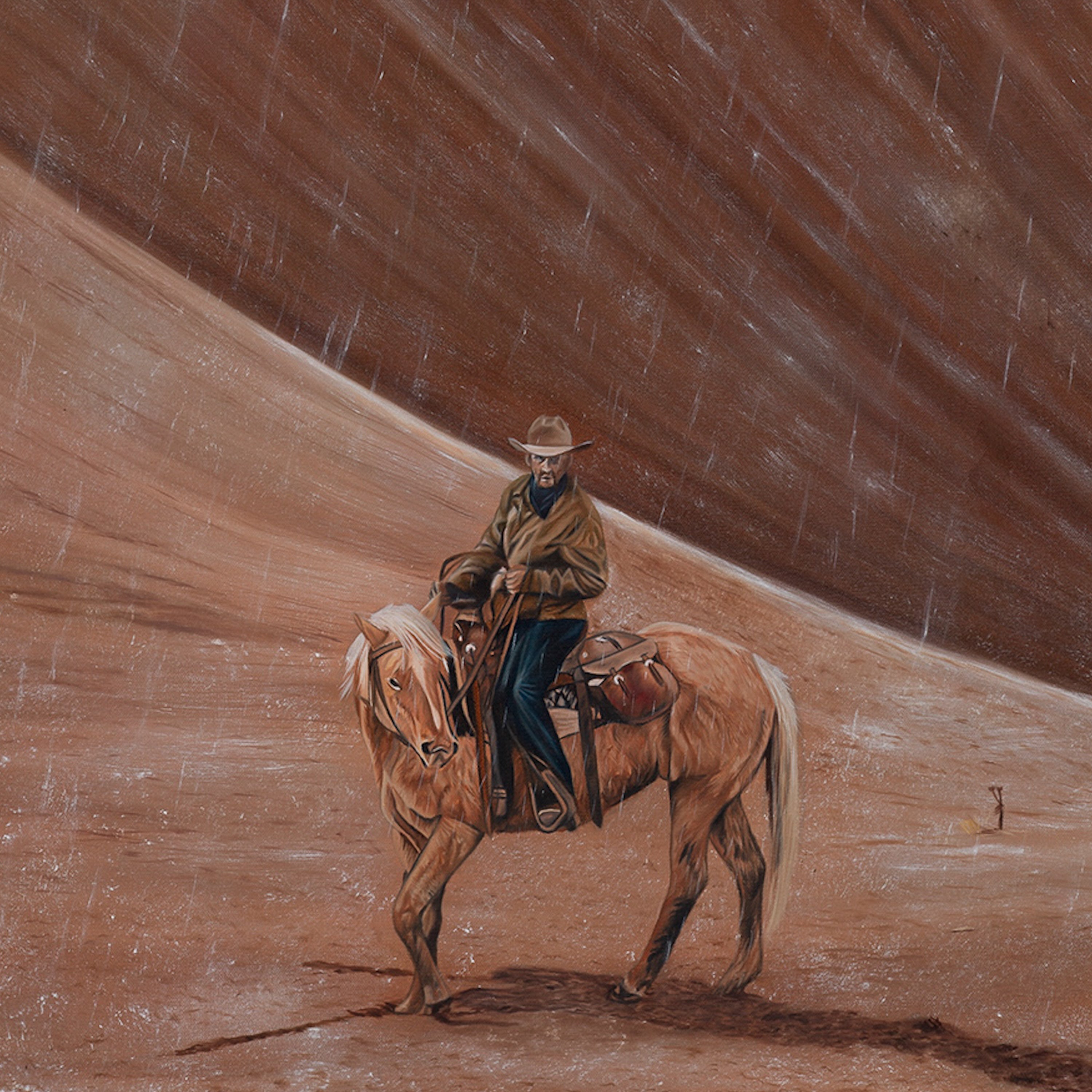 Rolling Thunder Pouring Rain